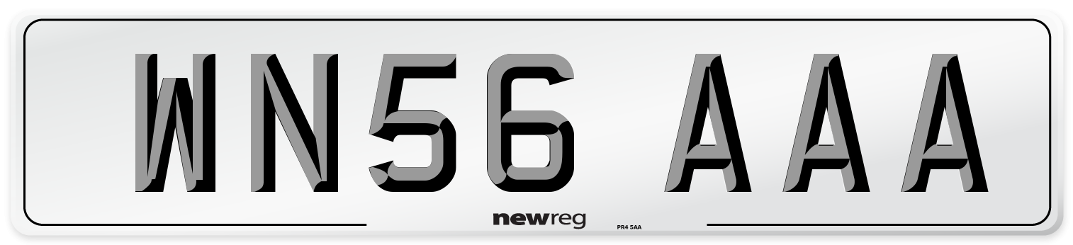 WN56 AAA Number Plate from New Reg
